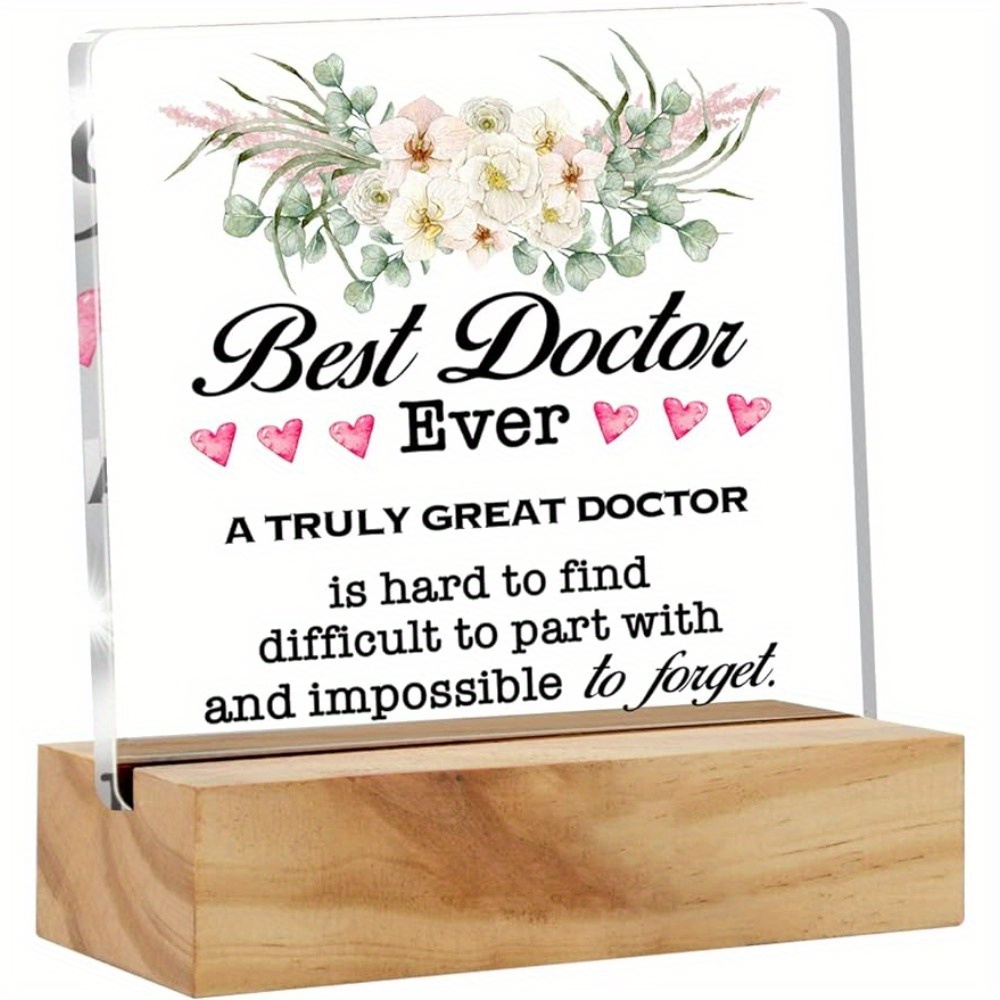 DOEARTE - Regalos de doctor - Un verdadero gran médico es difícil de  encontrar, regalos de agradecimiento al médico, regalos de graduación de