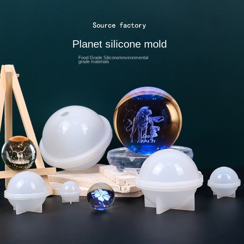 Sphere Resin Mold Silicone One piece Design 3d Round Ball - Temu