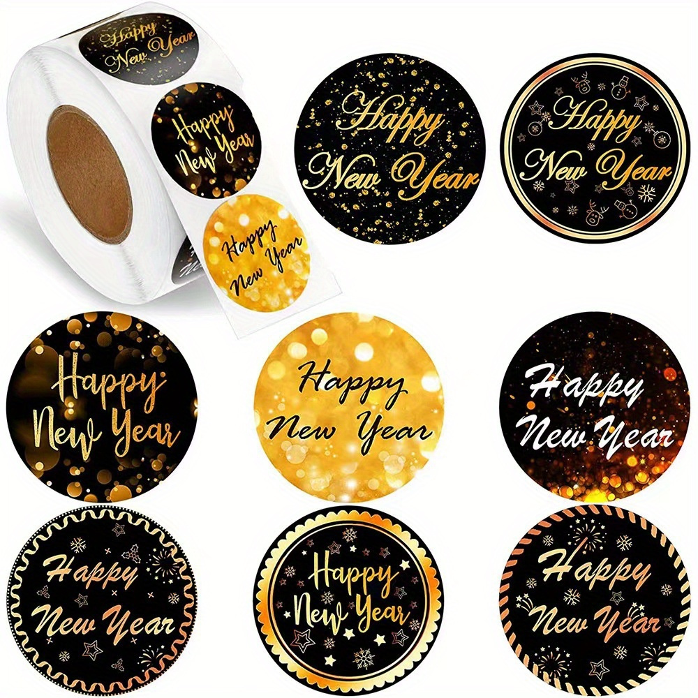 Big Happy Planner NEW YEAR Stickers Kit, Printable New Year Planner  Stickers, Great Gatsby New Year's Eve Planner Kit, Black and Gold, BW111 