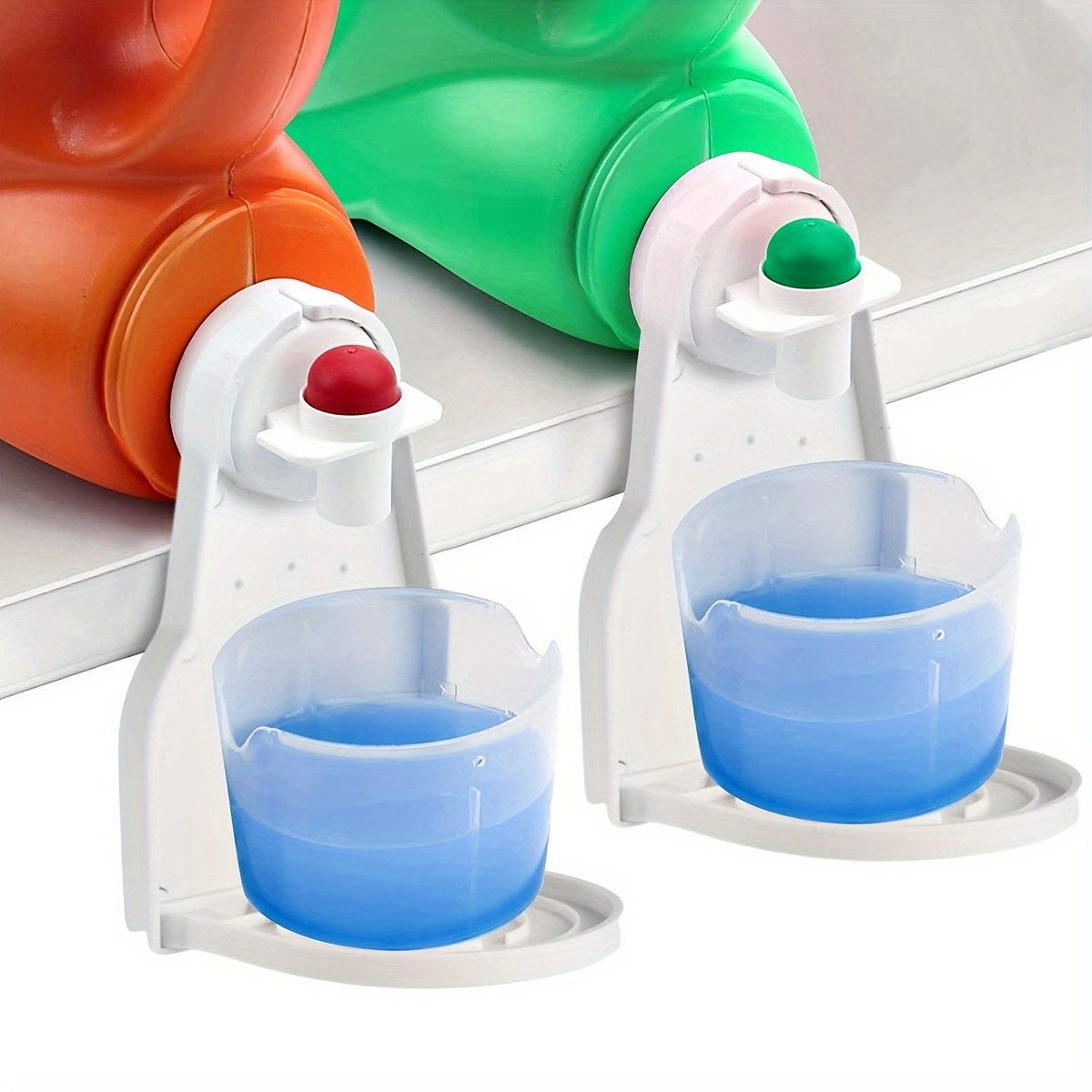 KTCEFE Laundry Detergent Cup Holder, Detergent Drip Catcher, Fabric  Softener Liquid Tray Dispenser Organizer Drip Catcher, Laundry Accessories,  Keep