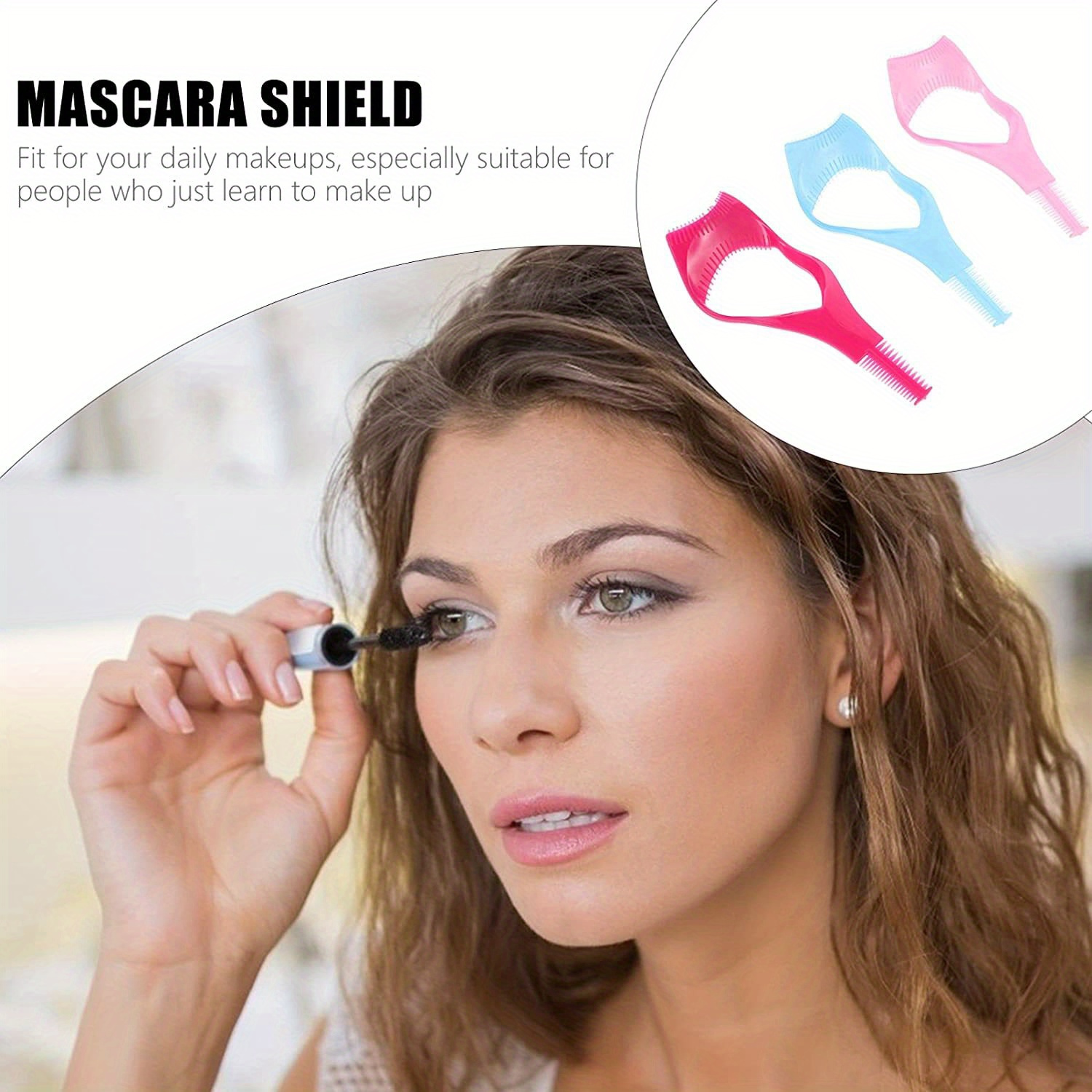 2 Pezzi Lash Buddy Mascara Shield Guard Lash Applicatore - Temu Italy