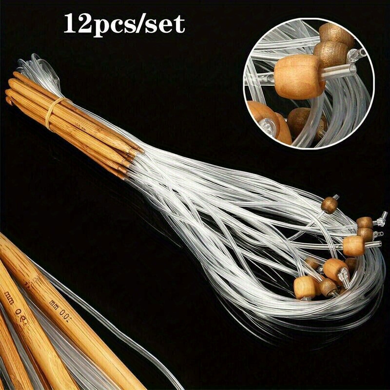 Bamboo Afghan Tunisian Crochet Hook Needles 3mm Knitting - Temu