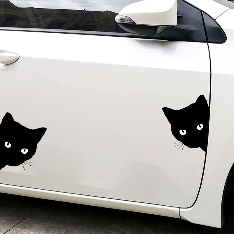 Cat Decal, Peeking Black Cat, Vinyl, Cat Window Sticker, Car, Truck,  Stowaway Pet, Pet Lover Car Decal, Cat Mom, Laptop, Bumper, Wall -   Canada