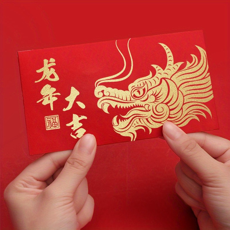 Temu 2024 Year of Gragon Red Envelopes starting at $
