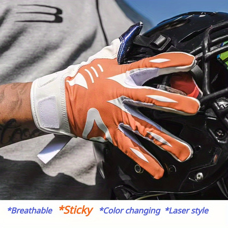 Sticky Football Gloves Football Receiver Gloves For Men And - Temu
