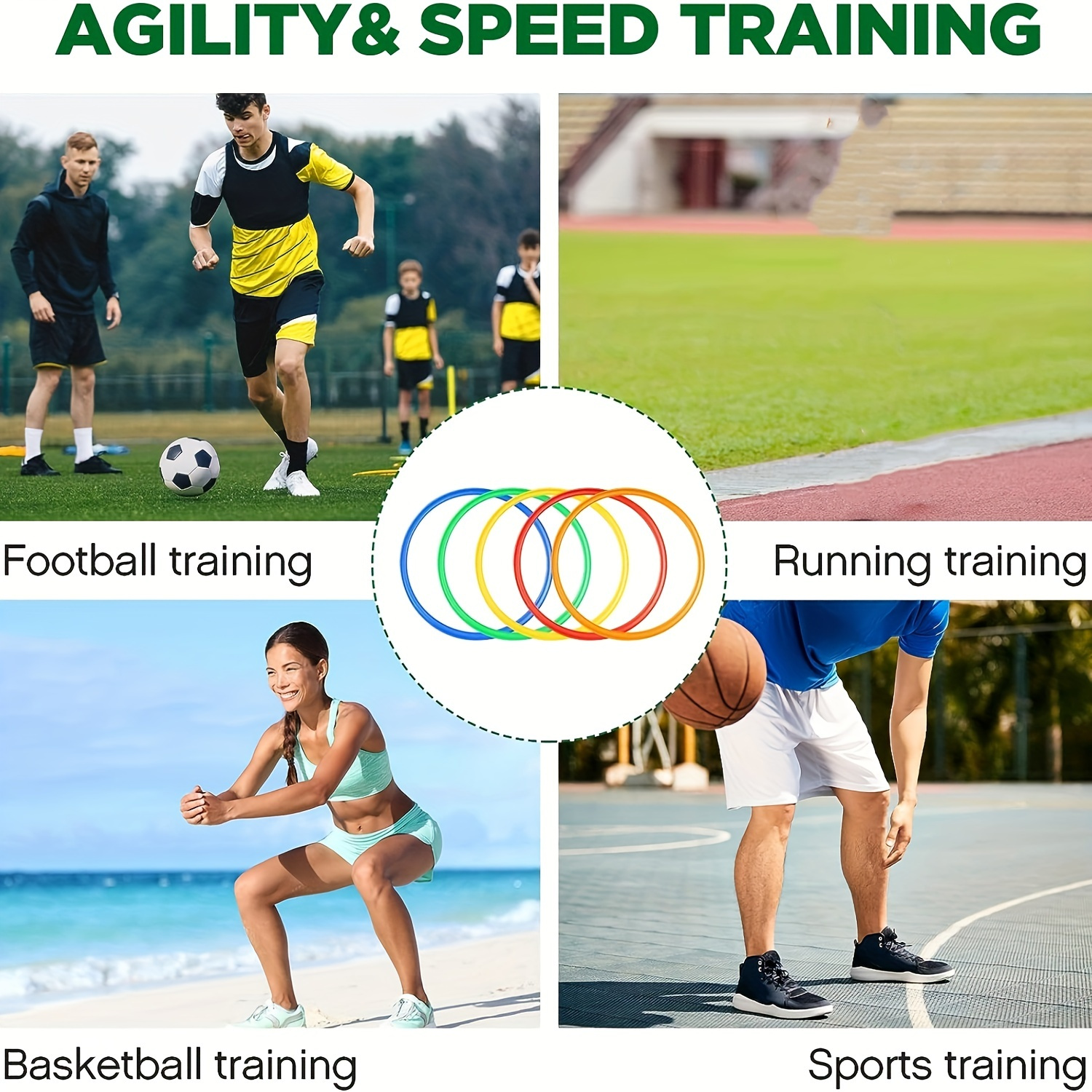 Agile Sensory Training Rings Set
