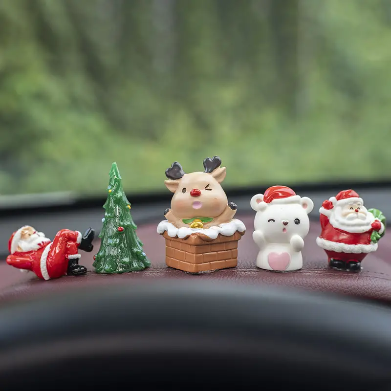 5pcs/set Weihnachtsserie Auto ornamente Auto Armaturenbrett - Temu