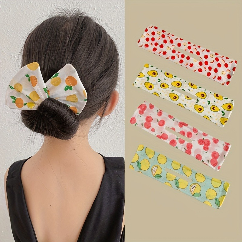 4PCS Bun for Hair Magic Hair Bun Maker for Girl Women Fashion