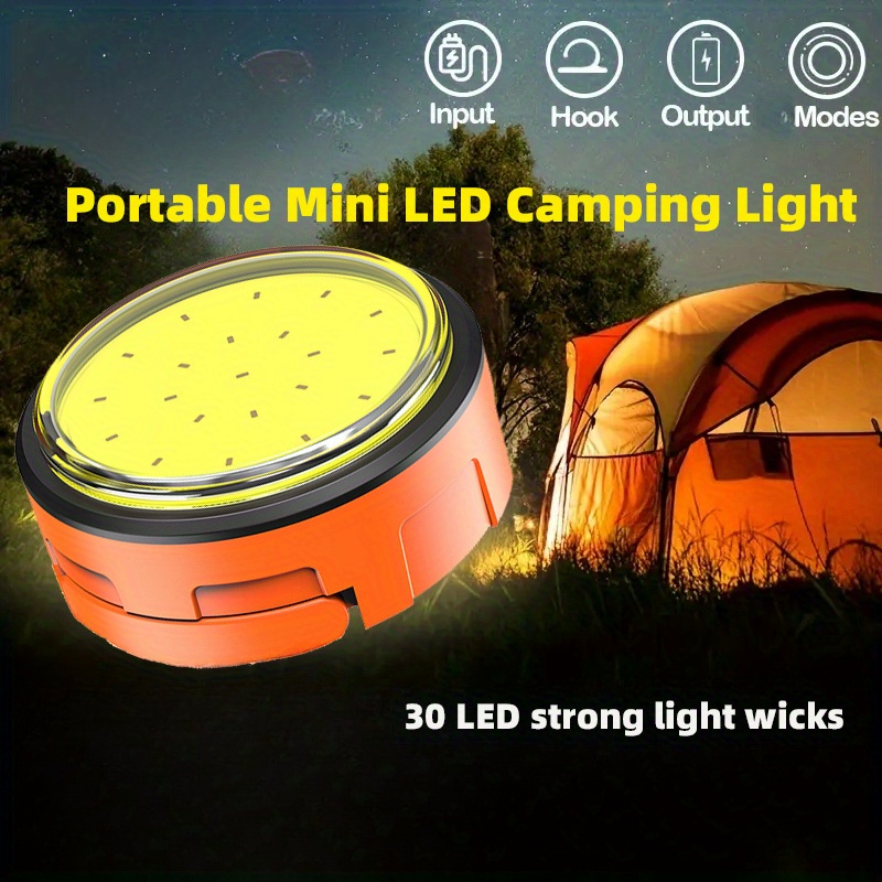 Rechargeable Led Camping Lantern With Magnet Base Portable - Temu