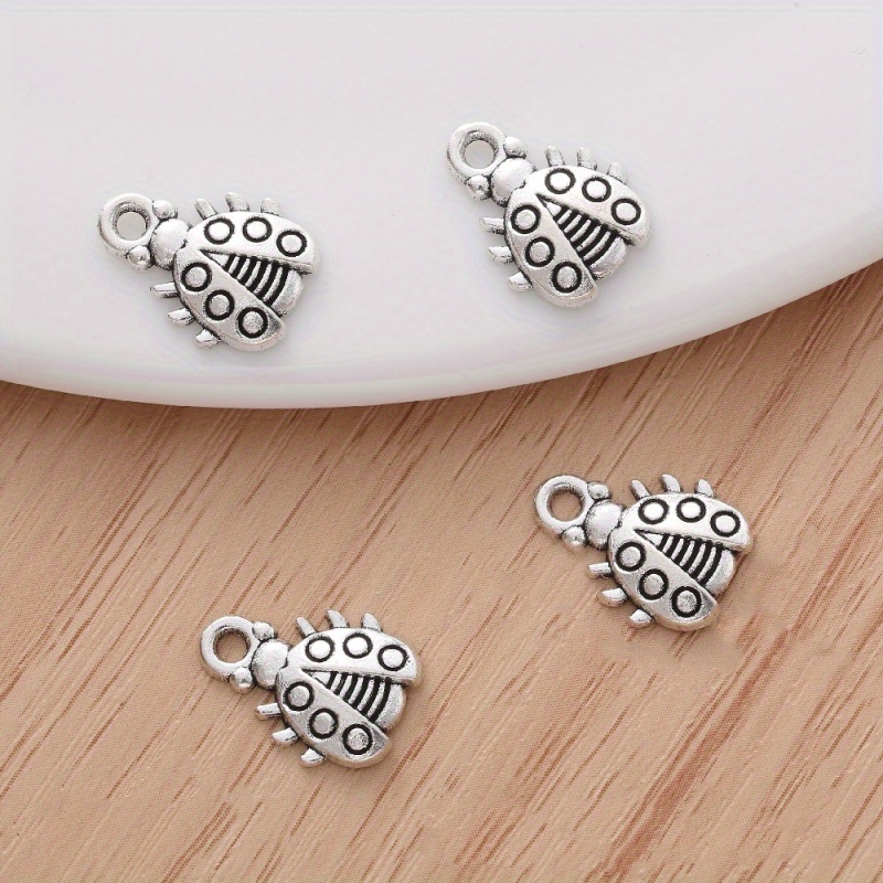  10pcs Zinc Alloy Metal Casted Ancient 3D Dragon Charms