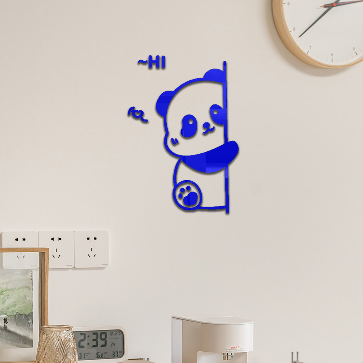 RELOJ DE PARED (Panda) – TIKI TIKI BABY SHOP