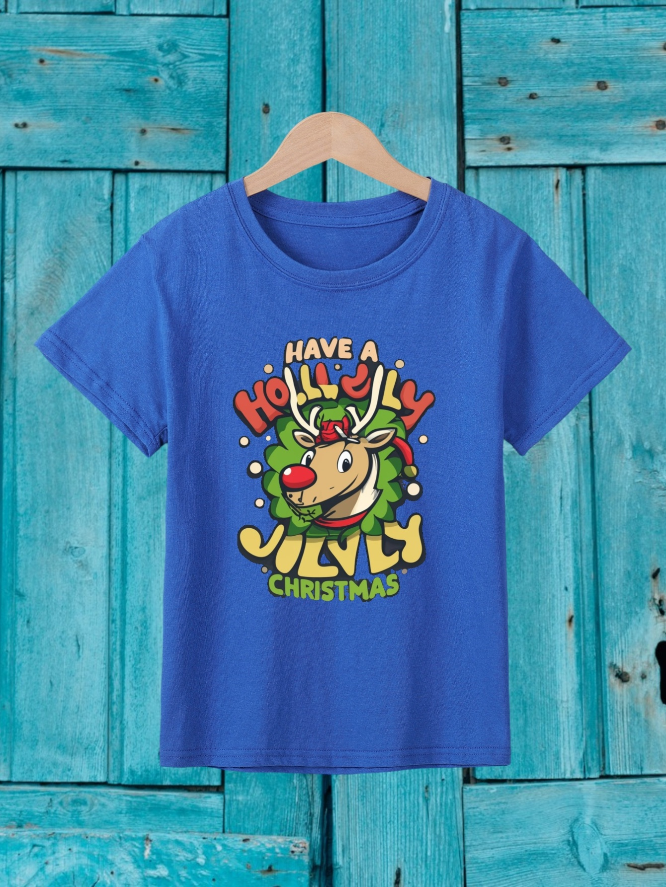 Kids best sale reindeer shirt