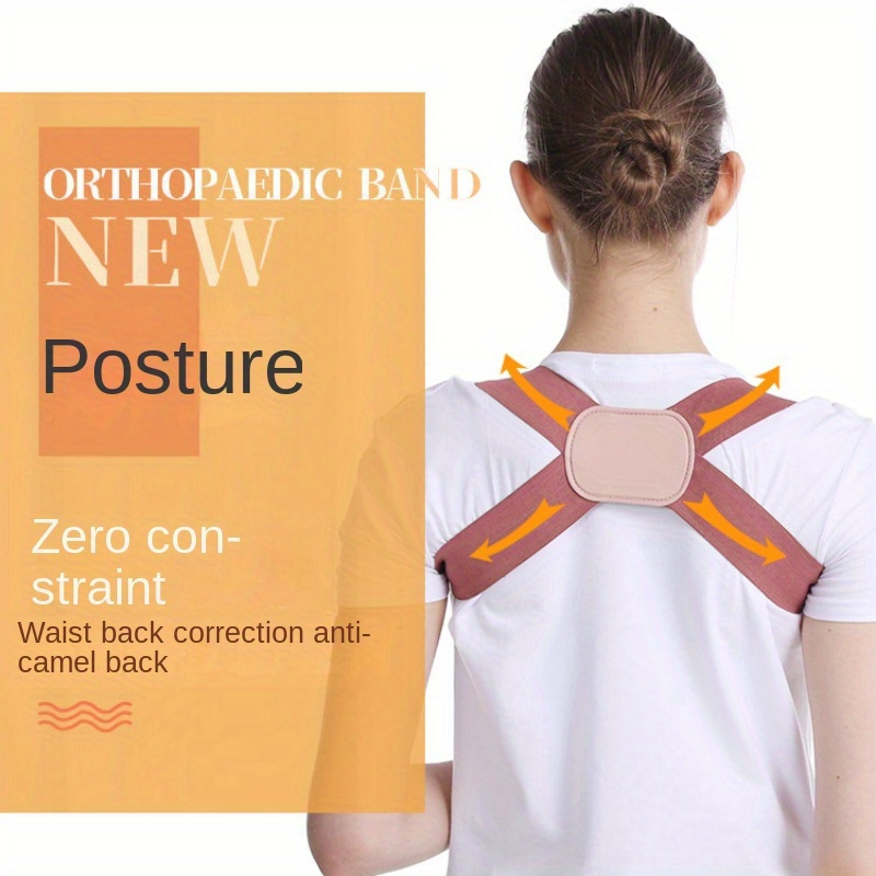 Back Strap Men Women Adjustable Invisible Posture Corrector - Temu Canada