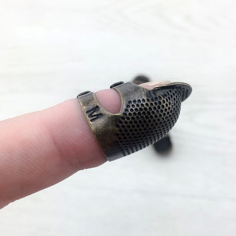Finger Cover Thimble Finger Protector Braided Cross Stitch Sewing