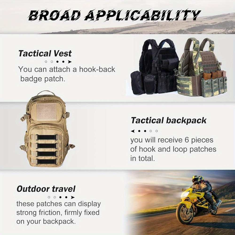 Tactical-Patches Hook & Loop Panel Molle Patch Panel Molle Patch
