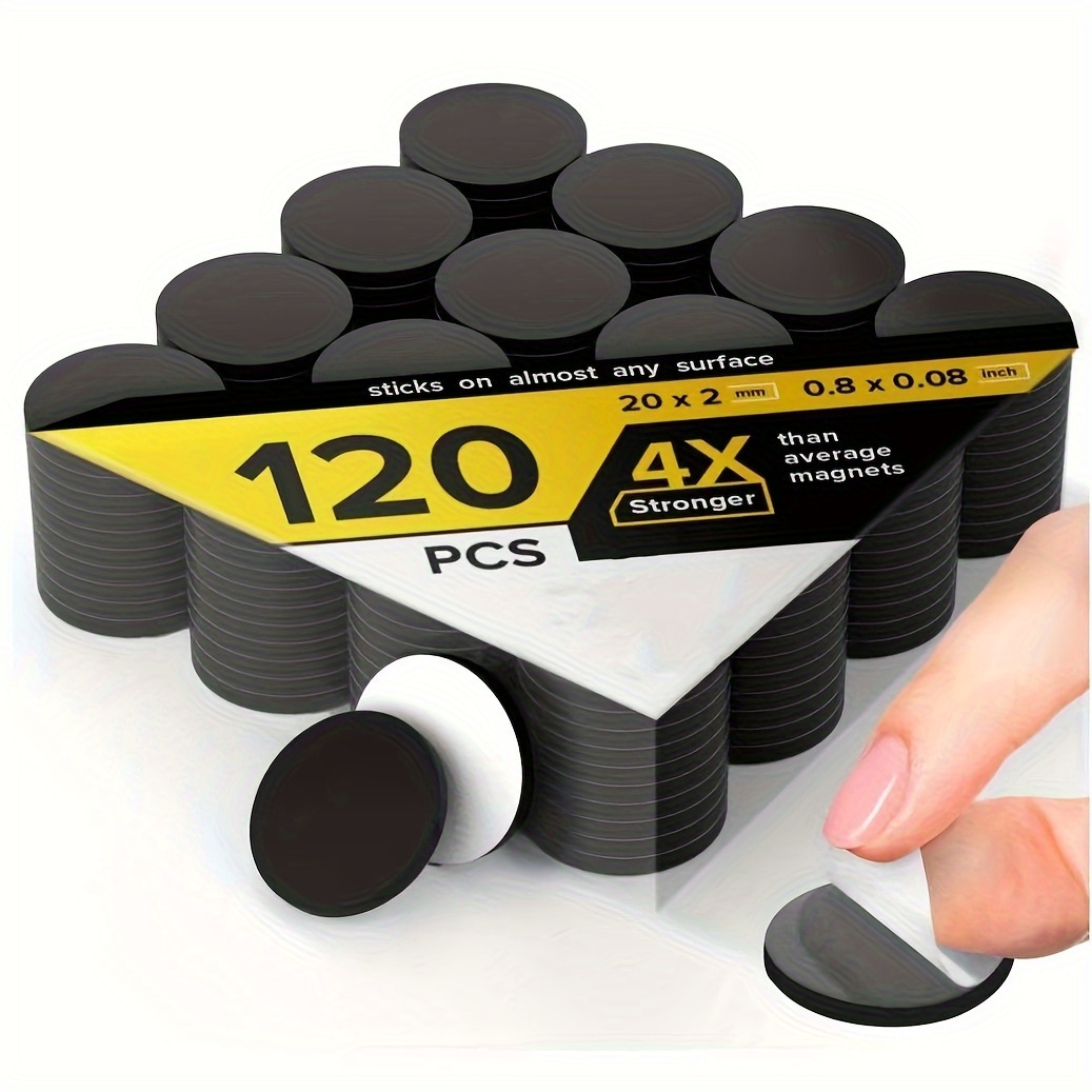 5pcs/10pcs/20pcs Magnetic Sheets With Adhesive Backing - Each 4 X