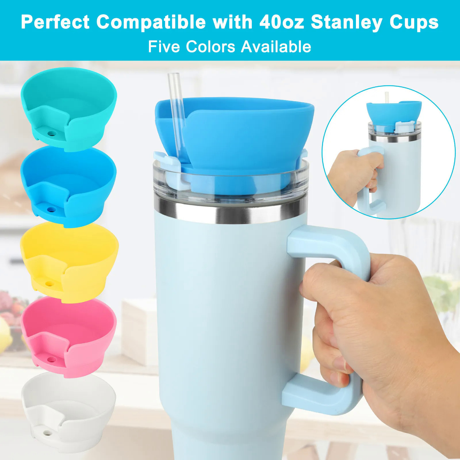 New Stanley Snack Bowl Cups Silicone Tumbler Stanley Cup - Temu