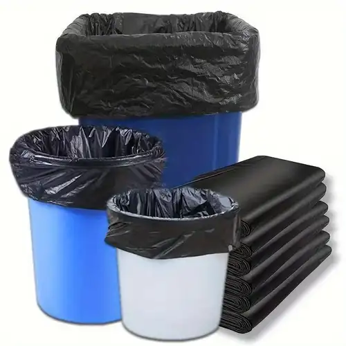 4 Gallon 330pcs Strong Trash Bags Colorful Clear Garbage Bags, Bathroom  Trash Can Bin Liners, Small Plastic Bags for home office kitchen, fit 12-15