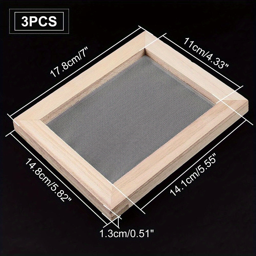 Wooden Paper Making Mould Frame 2 Sizes Screen Printing - Temu