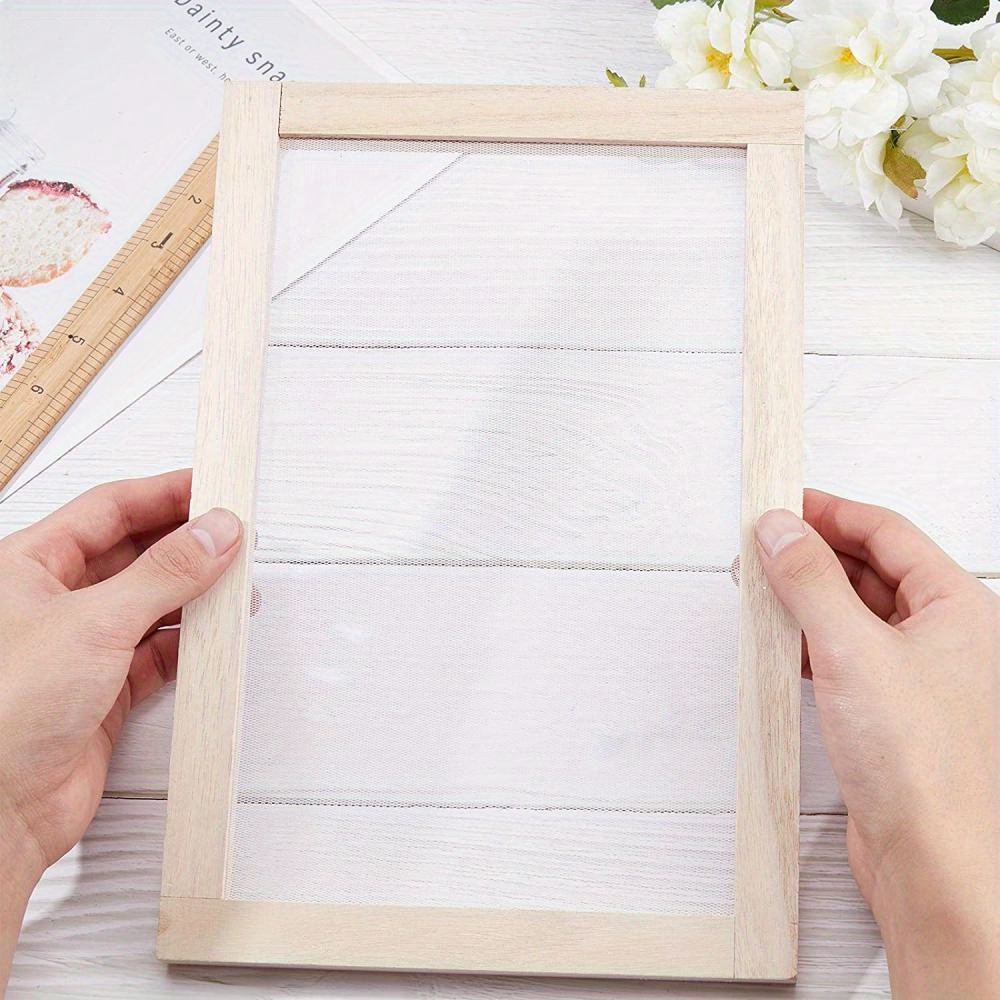 Paper Frame Making Diy Wooden Mould Papermaking Screen Deckle Mold