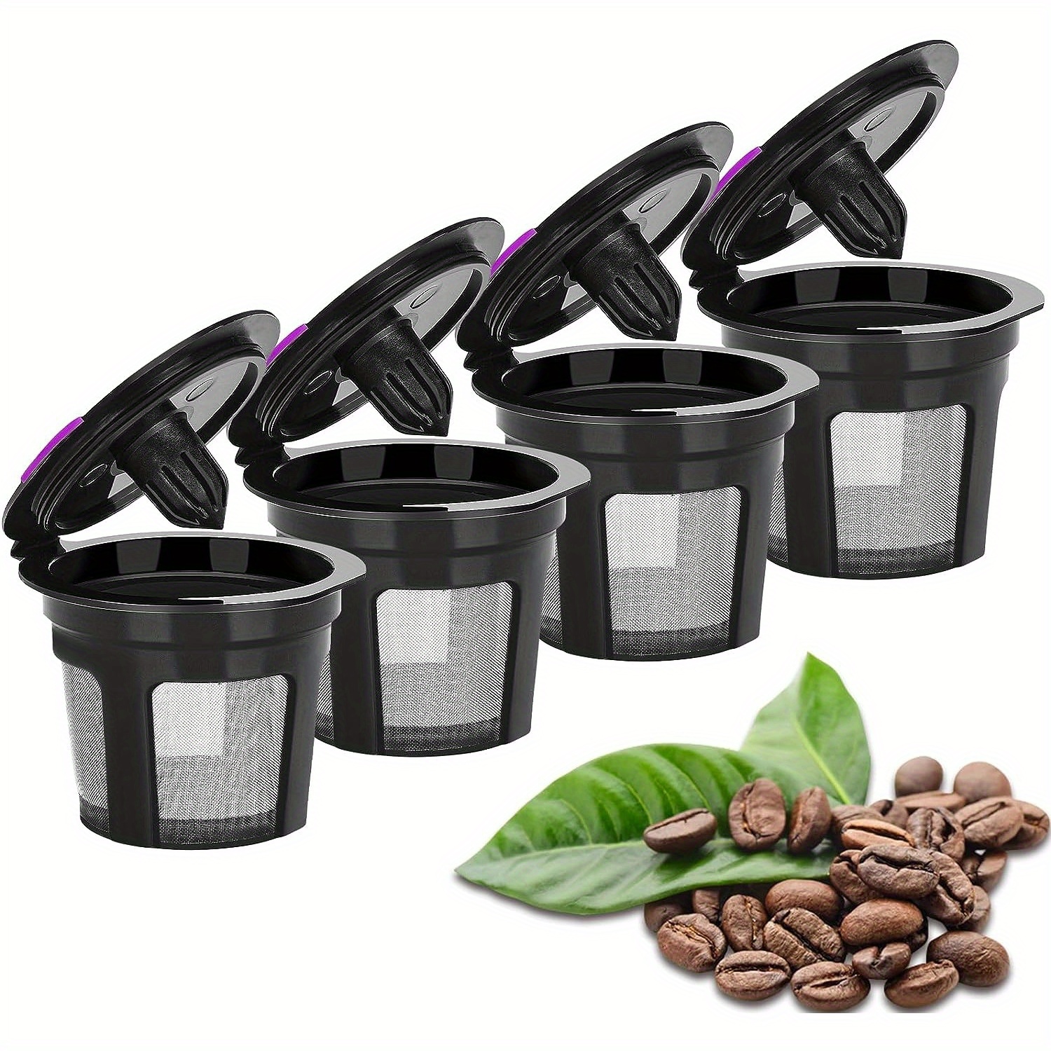 Cápsulas reutilizables de café y espuma de leche para Nescafé Dolce Gusto  Filtro de café recargable Latte Maker Plástico de grado alimenticio