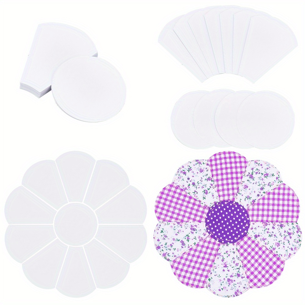 1Pc Flower Plastic Templates Piecing Patchwork Template Plate Fabric Paper  Mold For DIY Sewing Quilting DIY Patchwork Tools