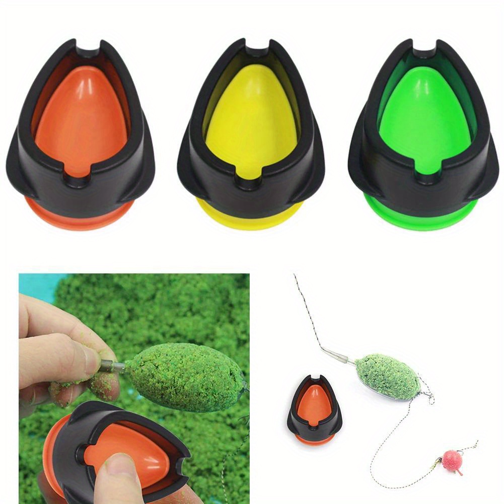 

1pc Inline Method Feeder Mould, Quick Release Mini Fishing Feeder Bait Mould, Fishing Accessory