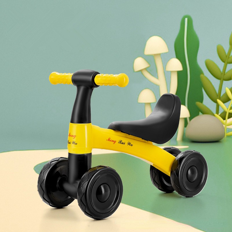 Bicicleta de equilibrio para bebés de 1 año de edad, juguetes de equitación  de 12 a 36 meses, bicicleta para niños pequeños con asiento ajustable, sin