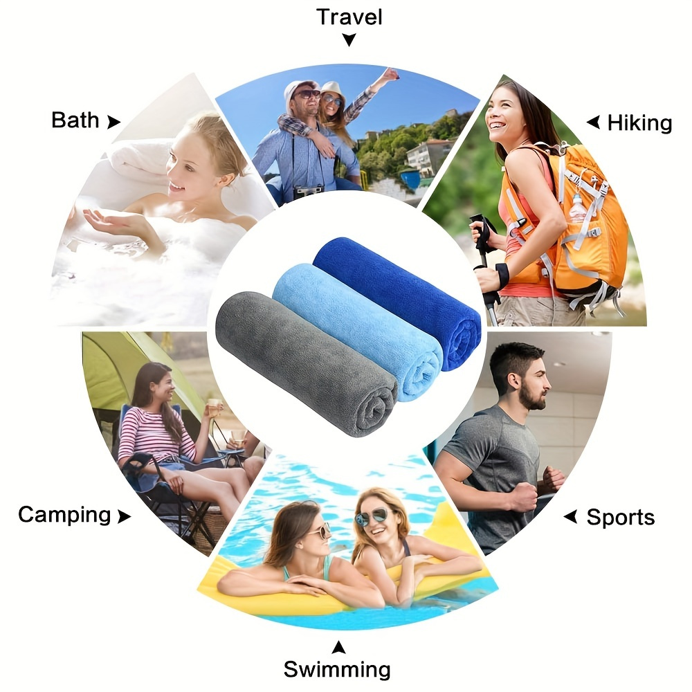 Quick Drying Microfiber Fitness Towel Sweat Absorption Sports Towel