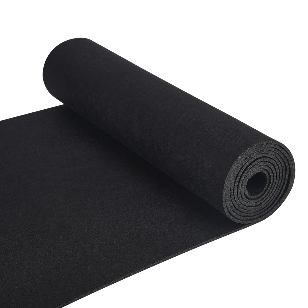 1Roll 78.74inch x 15.75inch Felt Fabric Roll, Black Craft Felt Fabric  Sheet, Nonwoven Felt Roll, For Sewing Crafting Decoration (3mm Thick)