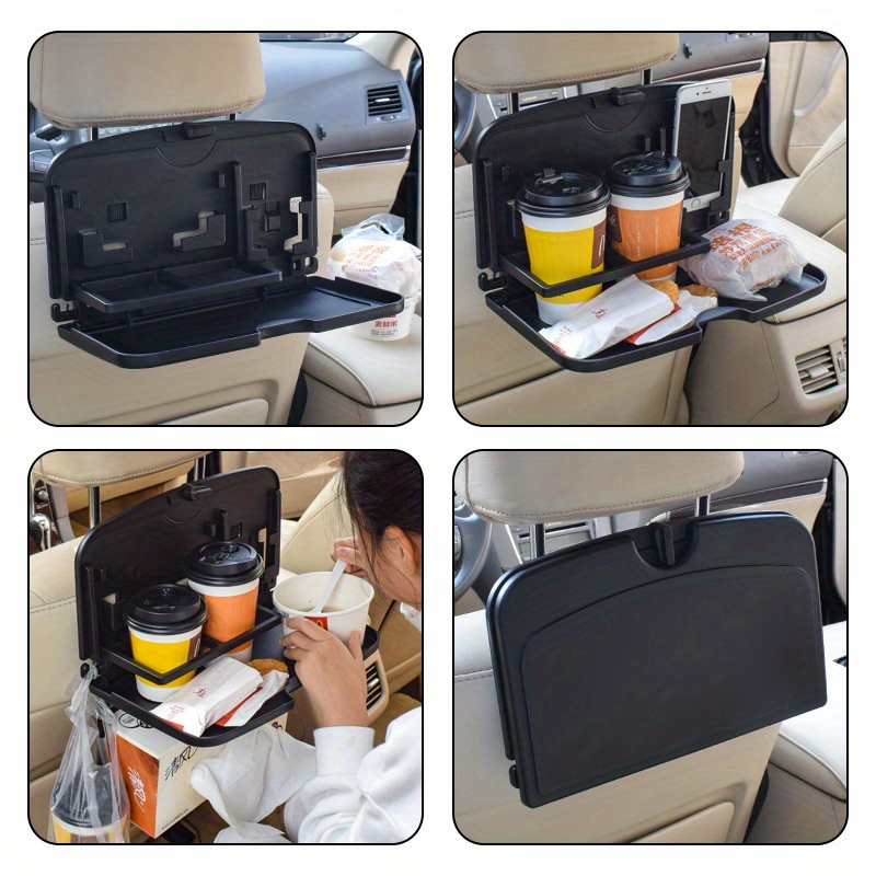1pc Multifunktionaler Tragbarer Faltbarer Auto-Rücksitz-Tablett