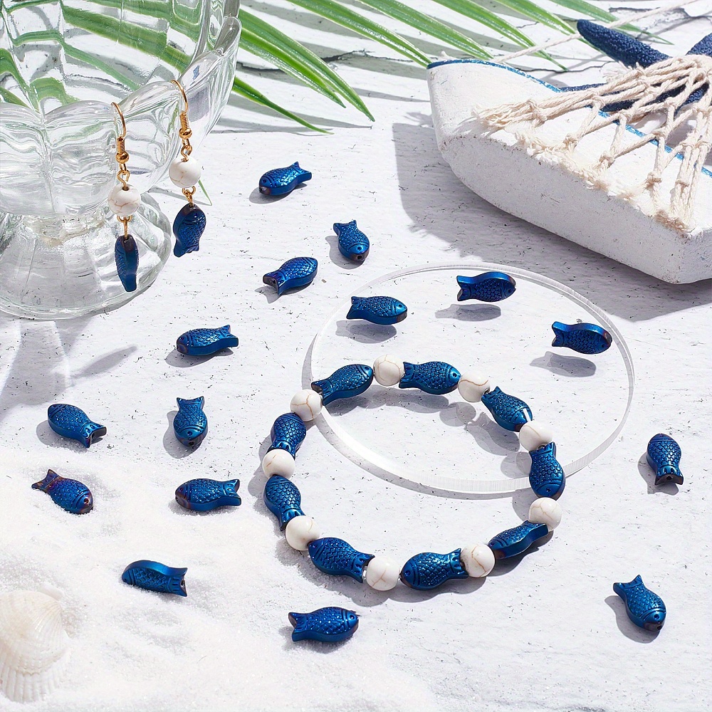 Blue Beads Collection for DIY Crafts & Jewelry