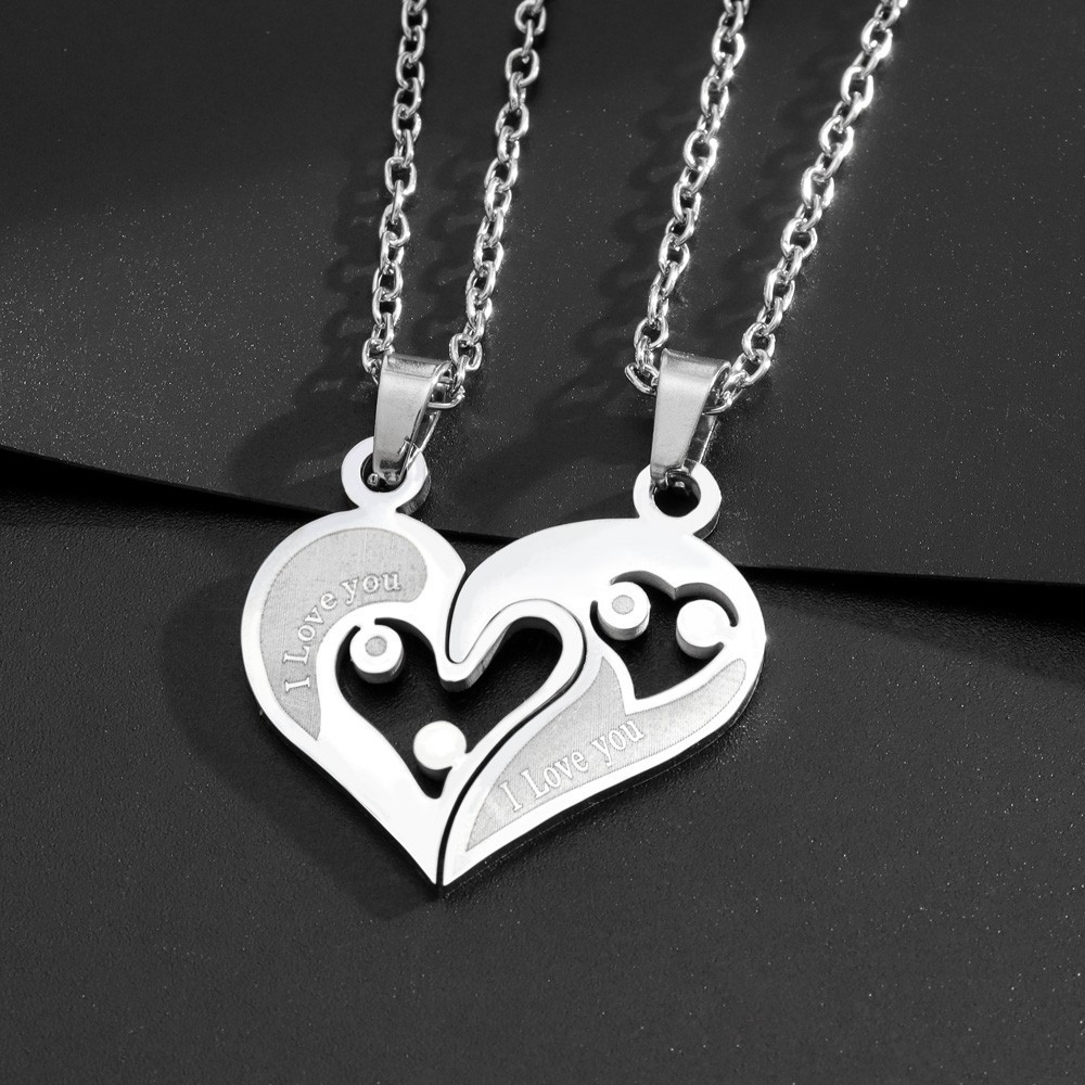 Simple deals couple necklace