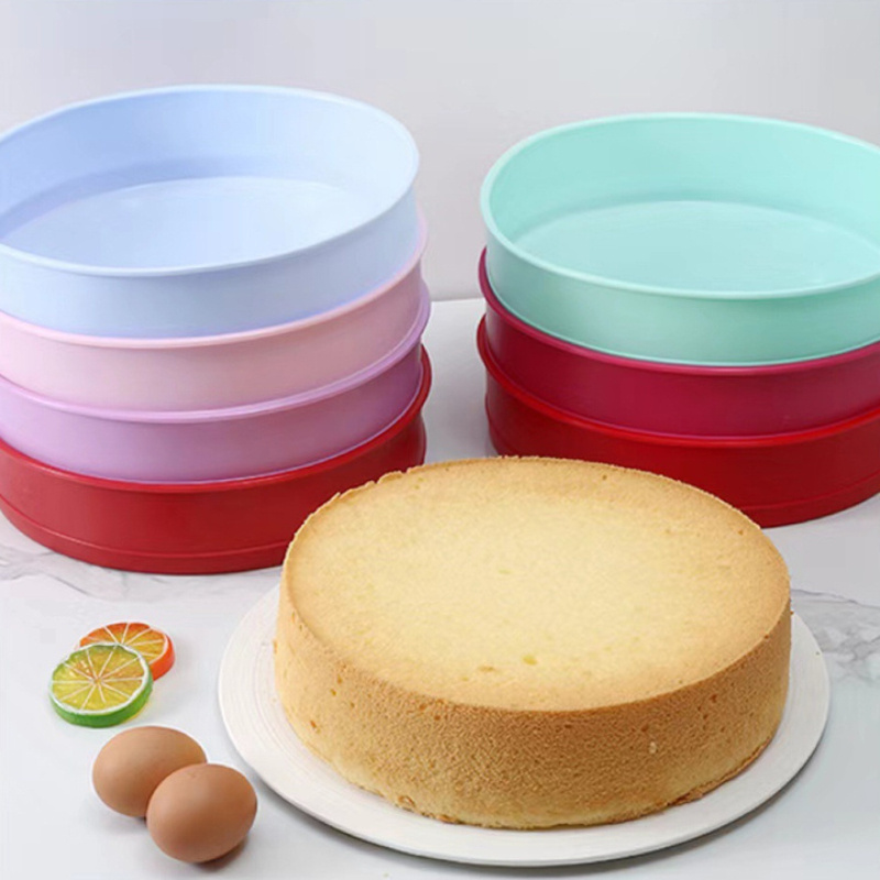 Silicone cake outlet tins