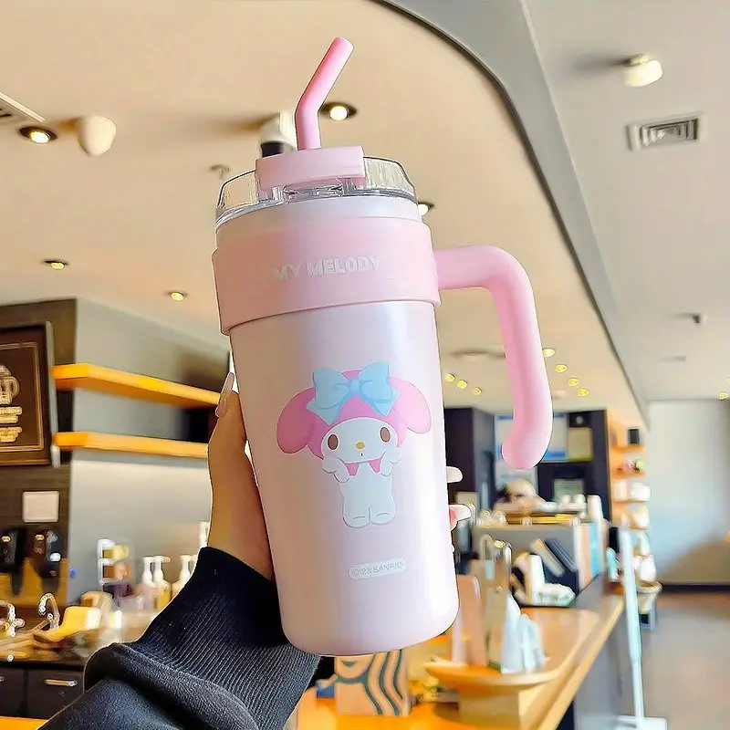 Hello Kitty Thermos Stainless Bottle 2 Way Tumbler Sanrio Japan