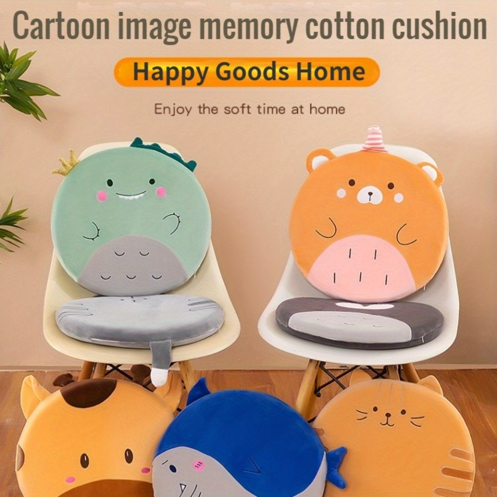 Household Shell Cushion Back One Office Sedentary Student Dormitory Chair  Cushion Thickened Butt Seat Cushion - Temu Japan