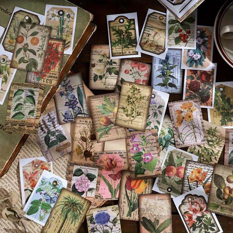 Vintage Stickers For Junk Journal Paper Card Decorative - Temu