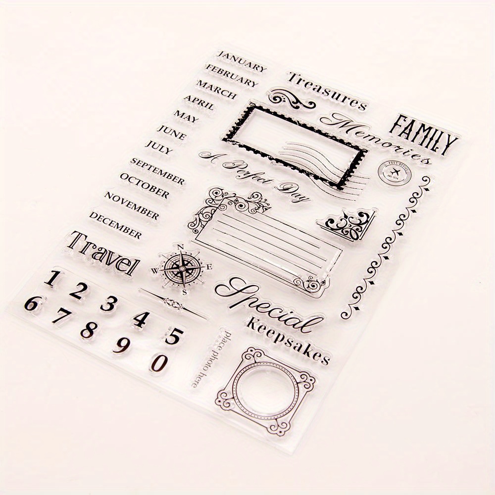 7ULY Rubber Stamp: Calendar