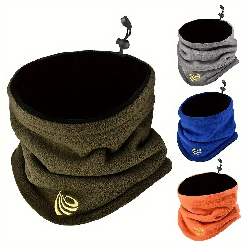 

1pc Dual-use Men's Winter Plus Velvet Thickened Cycling Outdoor Neck Gaiter For Unisex