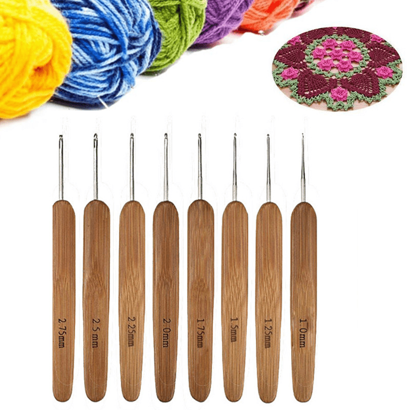 Αγοράστε Bamboo Wooden Crochet Hooks Long Knitting Needles
