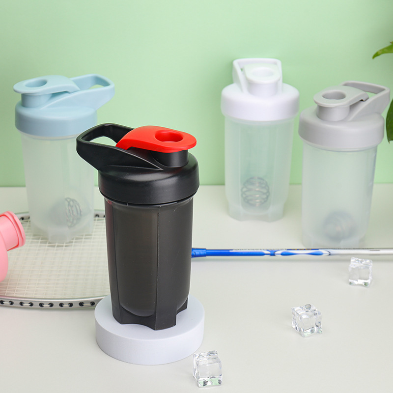 Leak-proof Protein Shaker Bottle For Fitness And Portable Milkshakes - -  Temu