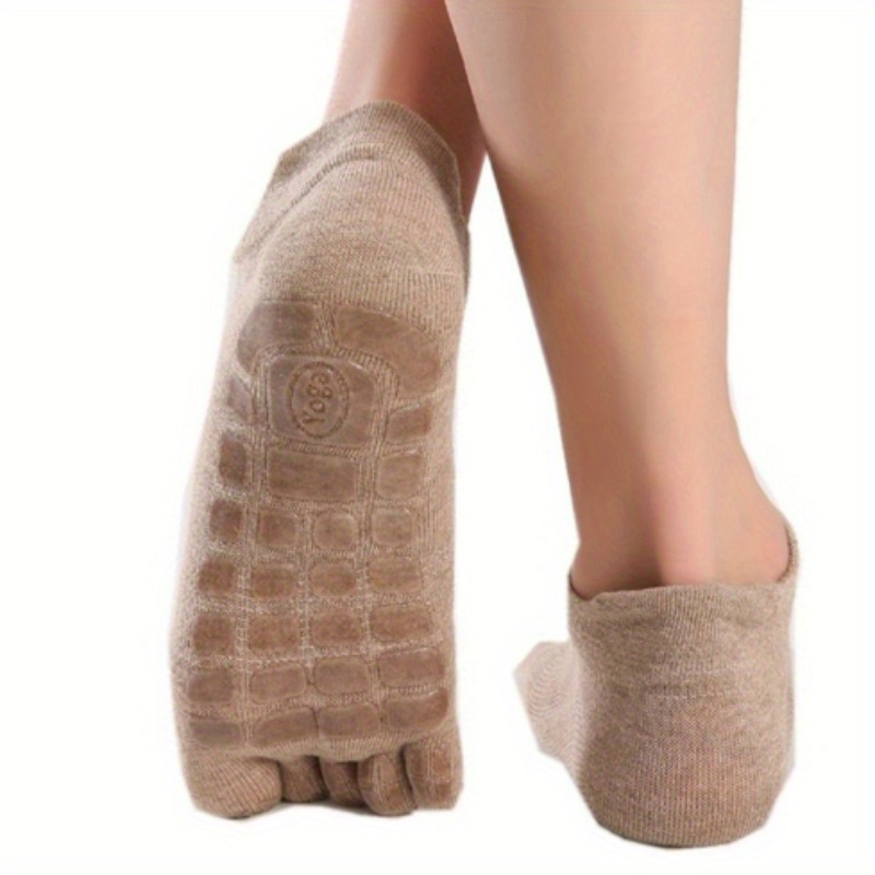 2 Pairs of Non-Slip Yoga Socks