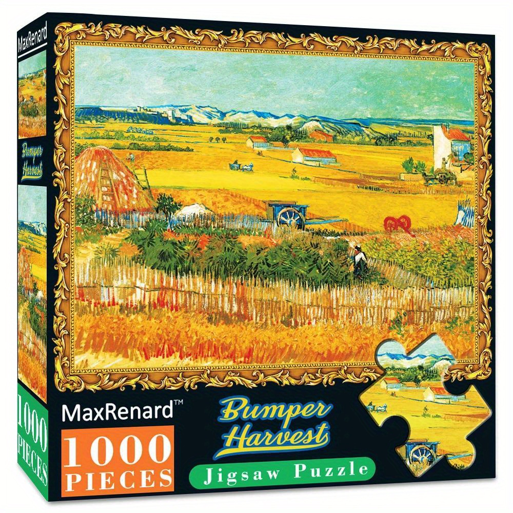 Especial Forma Irregular De Madeira Van Gogh Pintura Puzzles