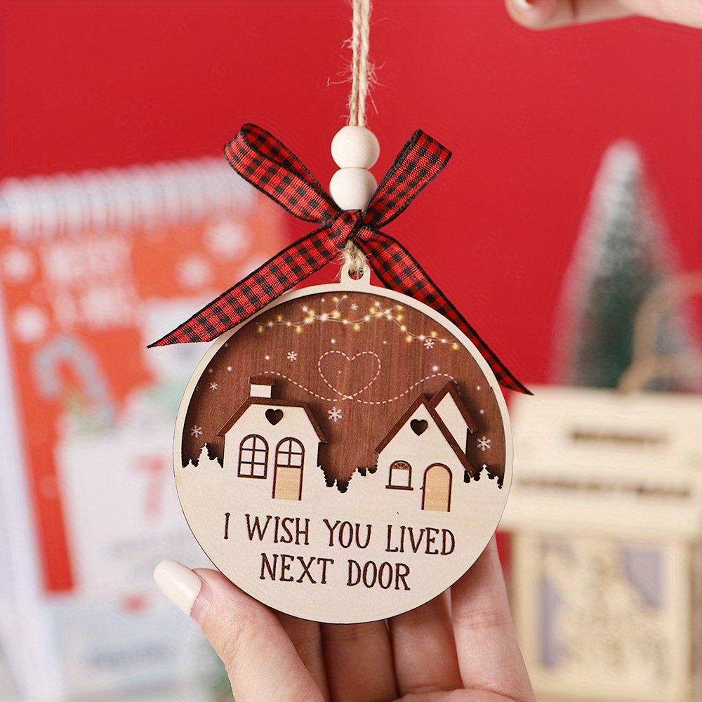 Personalized Neighbor Christmas Ornament - Friendship Ornament