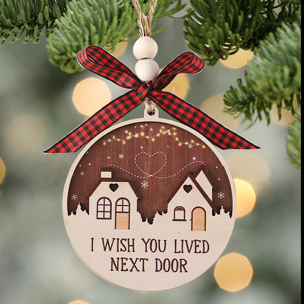 NEIGHBOR christmas ornament, Christmas Gift for Neighbor, Best