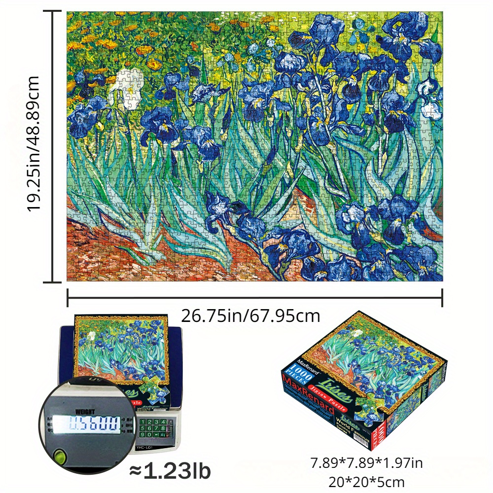 Maxrenard The Starry Night Jigsaw Puzzle For Adults Van Gogh - Temu