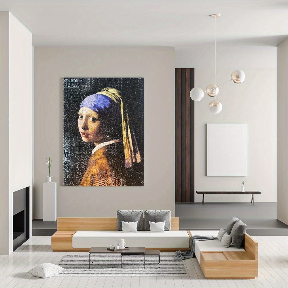 Jigsaw Puzzle 1000 Pezzi Adulti Jan Vermeer Ragazza Orecchino Perla  Amichevole Carta Regalo Natale - Giochi E Giocattoli - Temu Italy