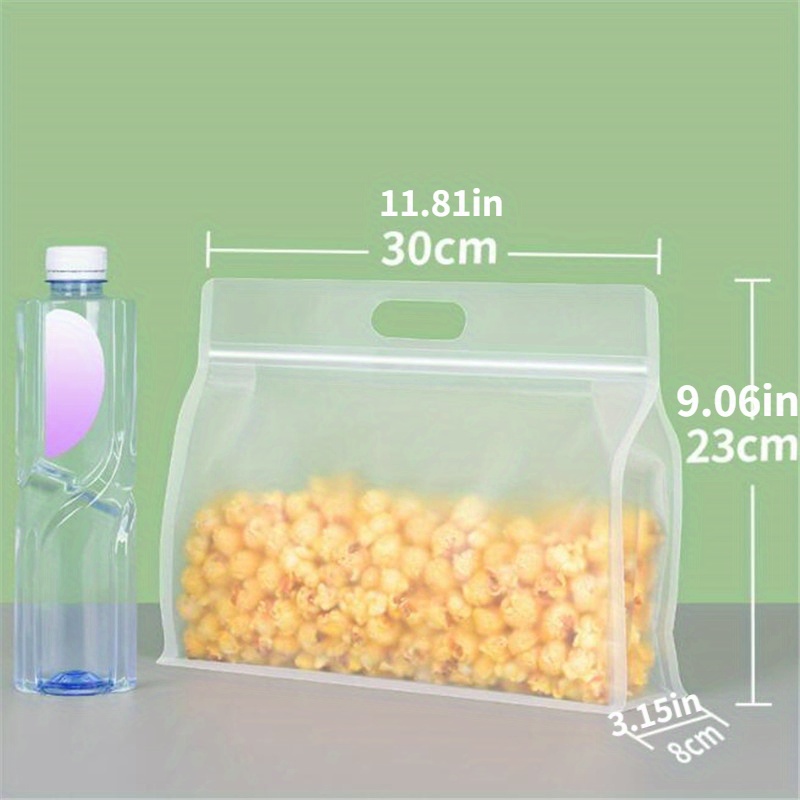 Food Storage Bag Upgrade Leakproof Top Stand Up Reusable