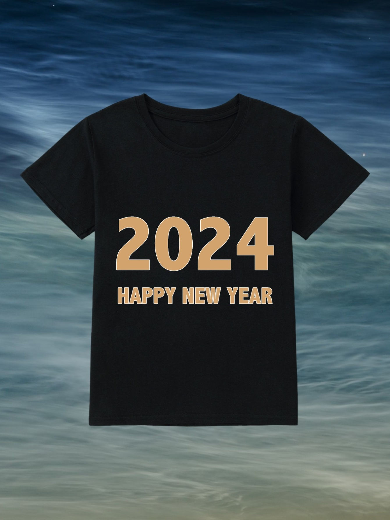 Happy 2024 New Year Print Casual Fashion Sports T shirt - Temu