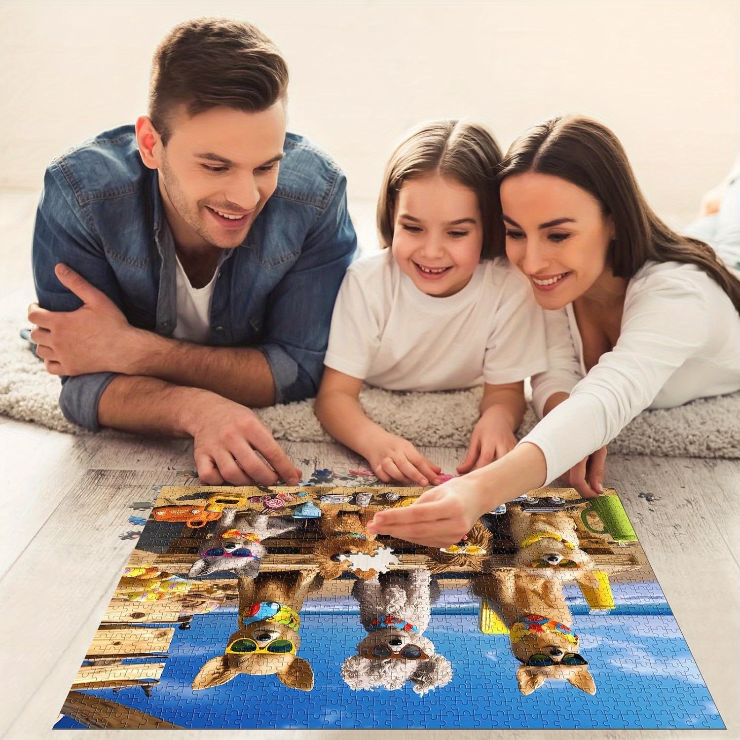 1000pz Puzzle Per Adulti, Puzzle A Incastro 1000 Pezzi Per Adulti Puzzle In  Legno Puzzle Spiaggia Puzzle Cani Puzzle 29.5x20IN - Temu Italy